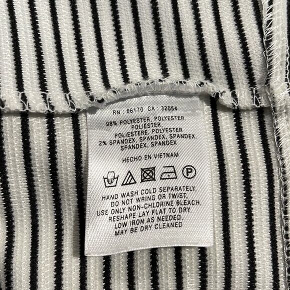 𝅺ANTHROPOLOGIE Postmark Stripe Rolo Crossback Dress Sz M - Picture 12 of 13